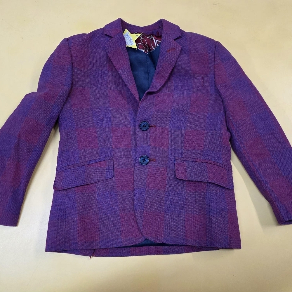 ELIE BALLEH Stylish Purple Kids Blazer 4/5 Boys